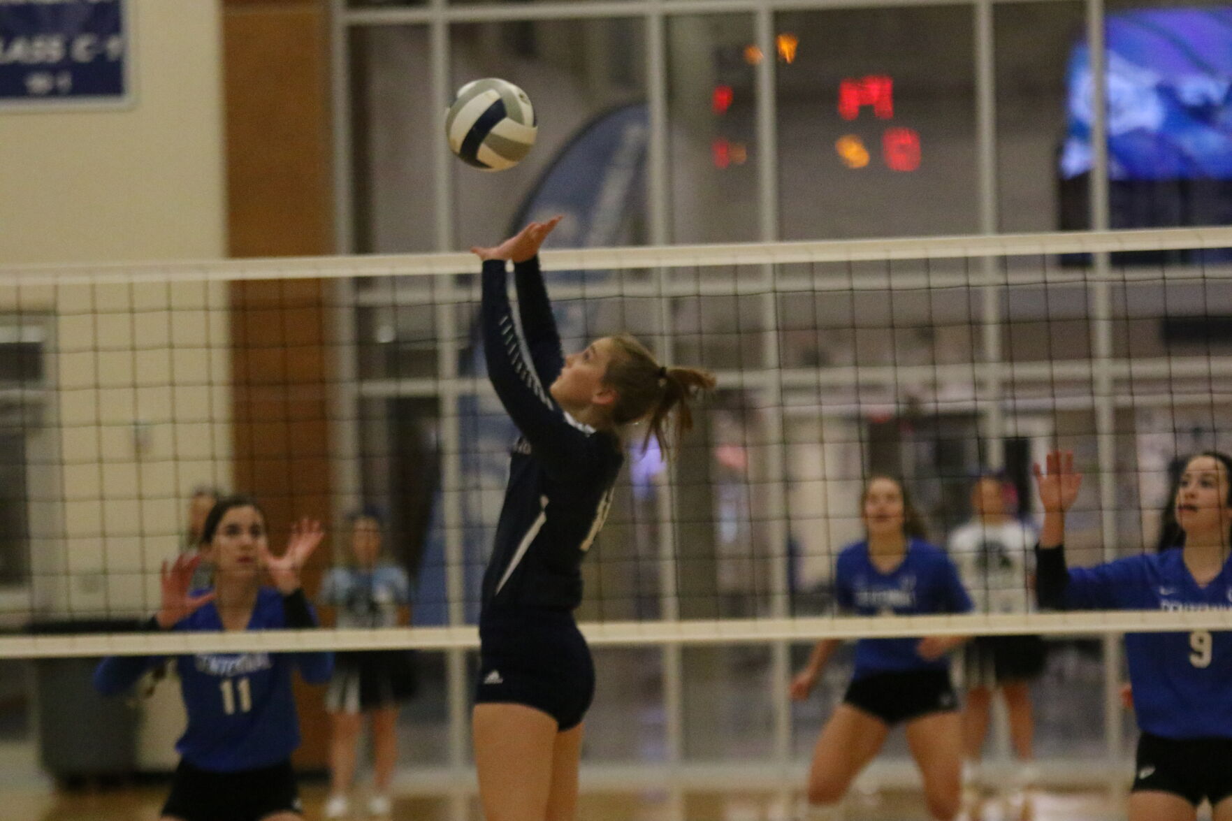 Cross County vs. Centennial volleyball, Oct. 27 18.JPG